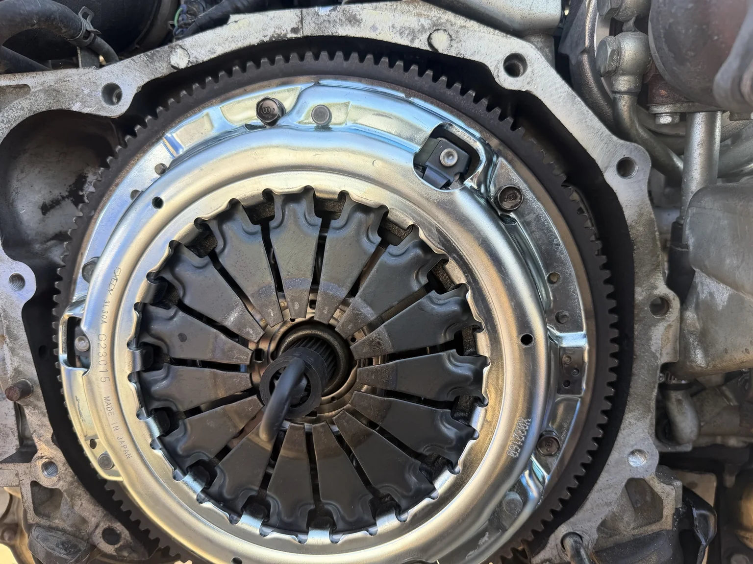 Subaru clutch installation