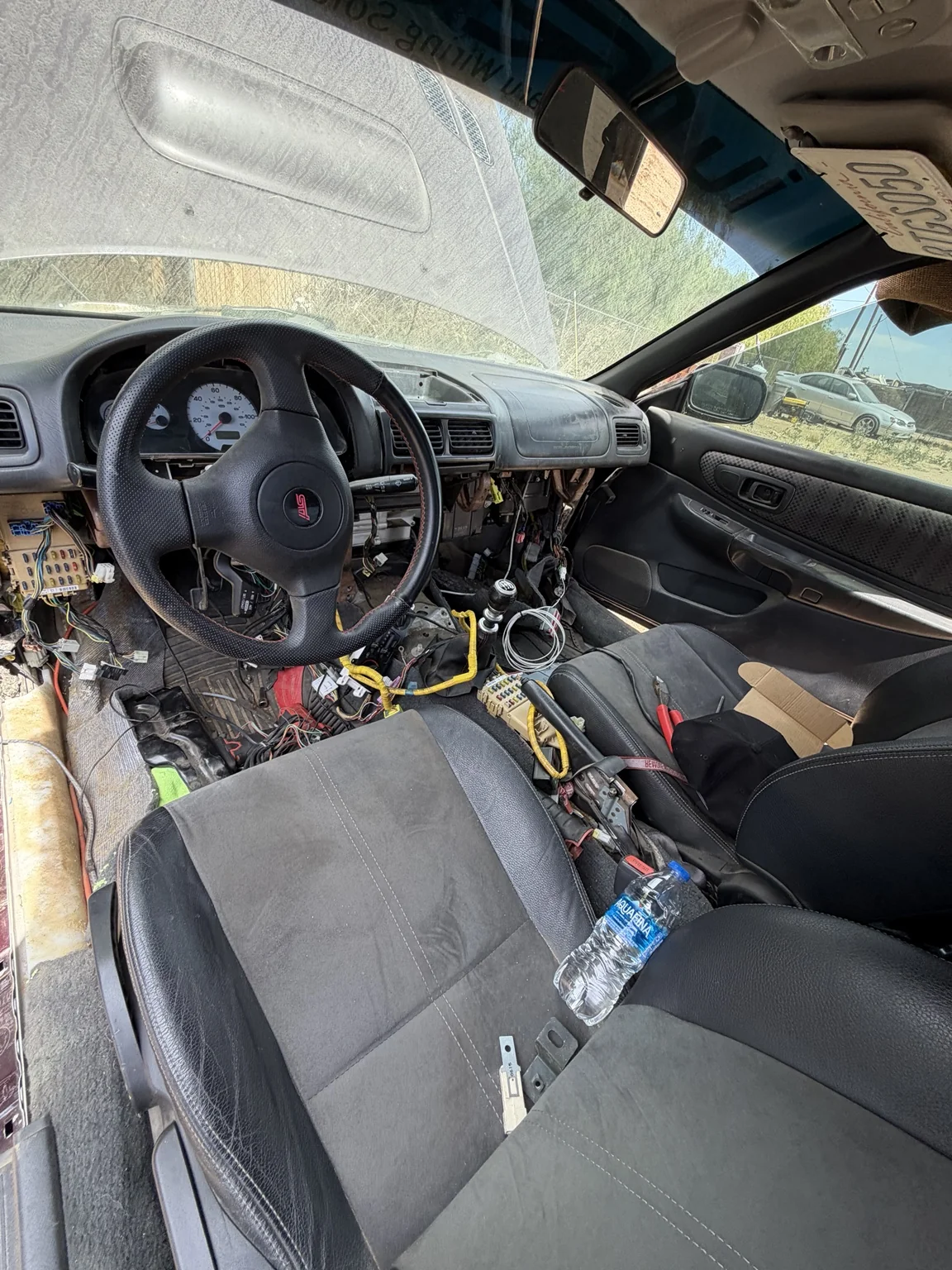 Subaru wiring merge and electrical work
